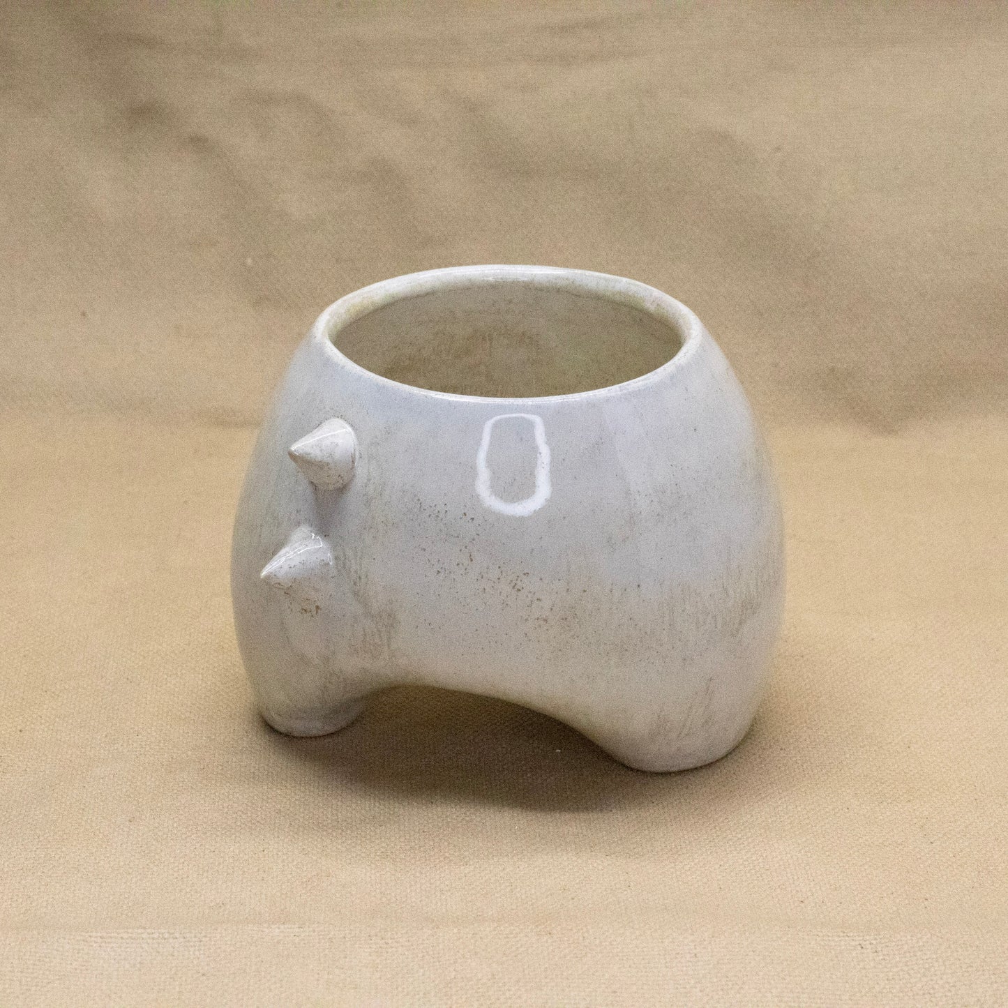 Silk White Spike Vase by Hunny Spyke