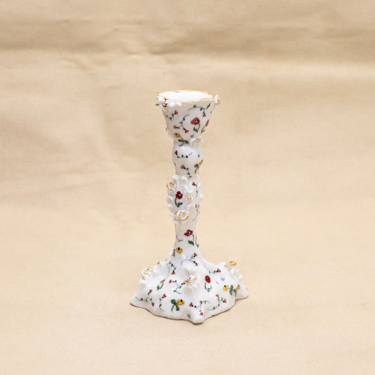 Secret Garden Candleholder (Gold) by Krista Cortese