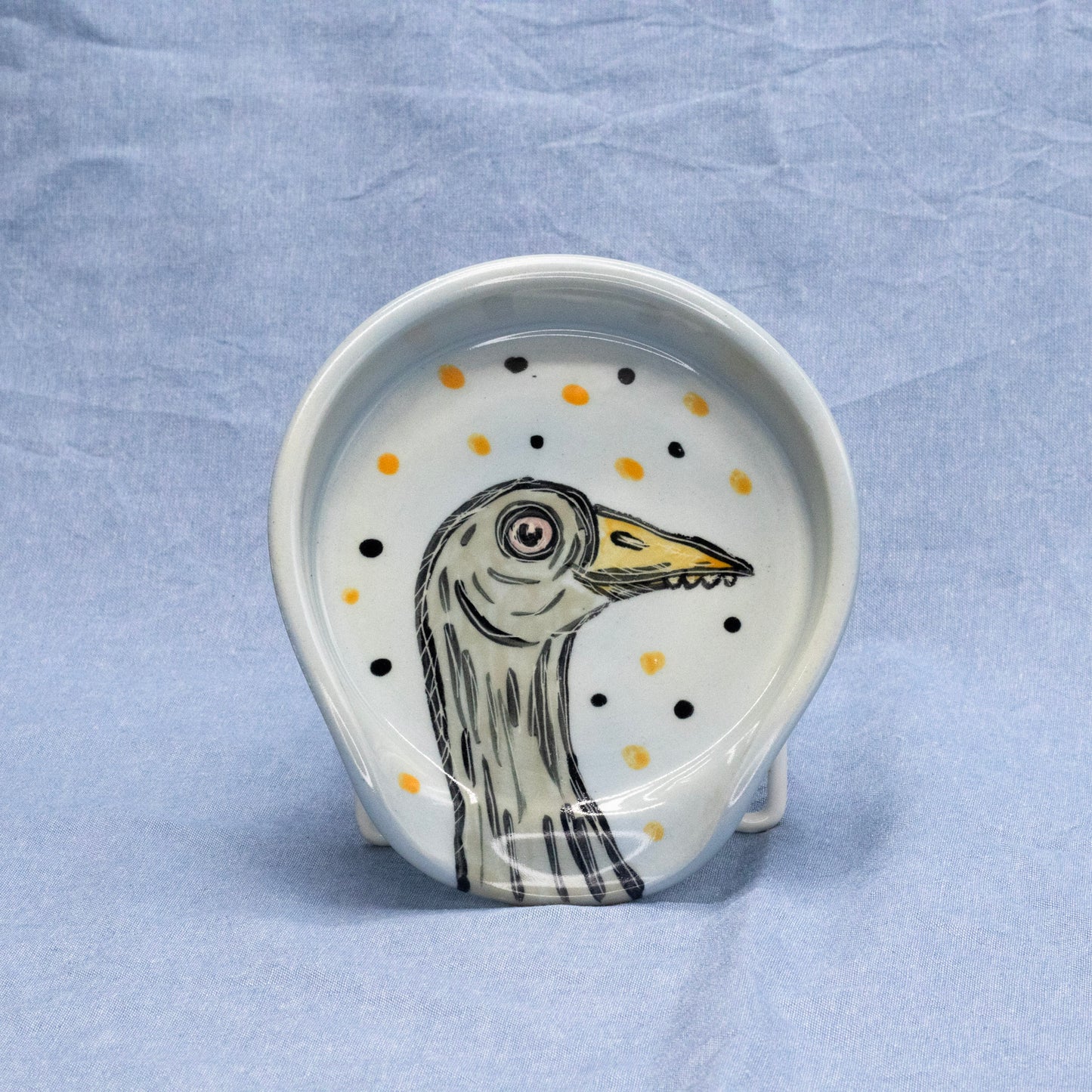 Lucky Goose Spoon Holder by Frank Jacques