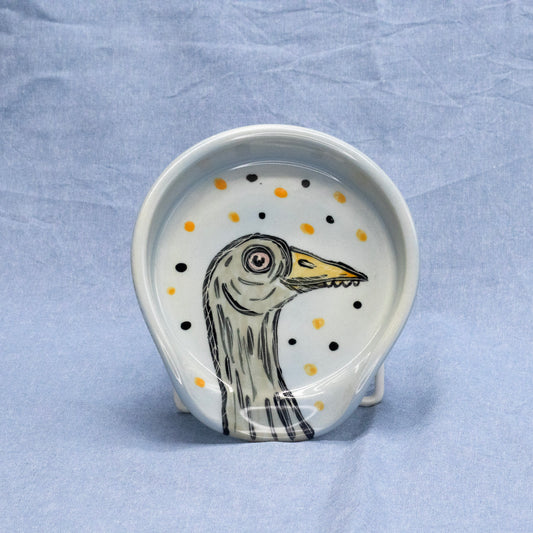 Lucky Goose Spoon Holder by Frank Jacques