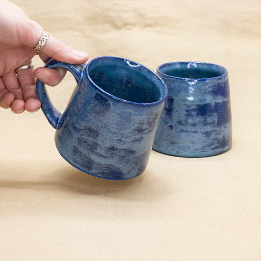 Japenese Denim Mug by Jude Mortensen