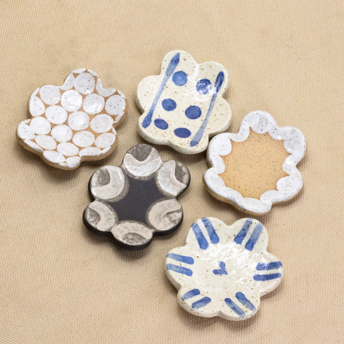 Small Plate Sets by Yuka Nakano