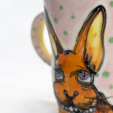 Shy Orange Bunny Cup