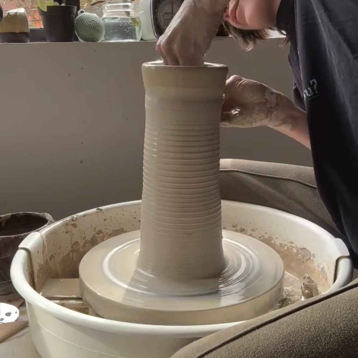 Throwing Large Dinnerware Sets: 2 Week Intensive. August 17th - August 27th from 6:30 PM - 9:30 PM