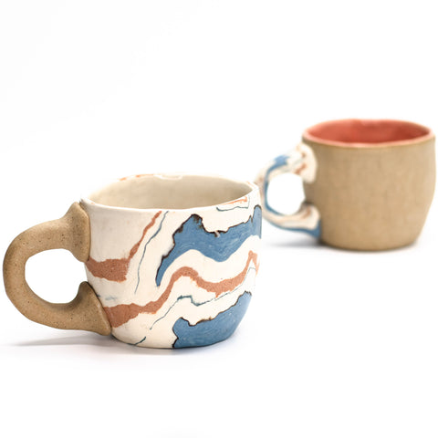 Tectonic Mugs by Liz Benko