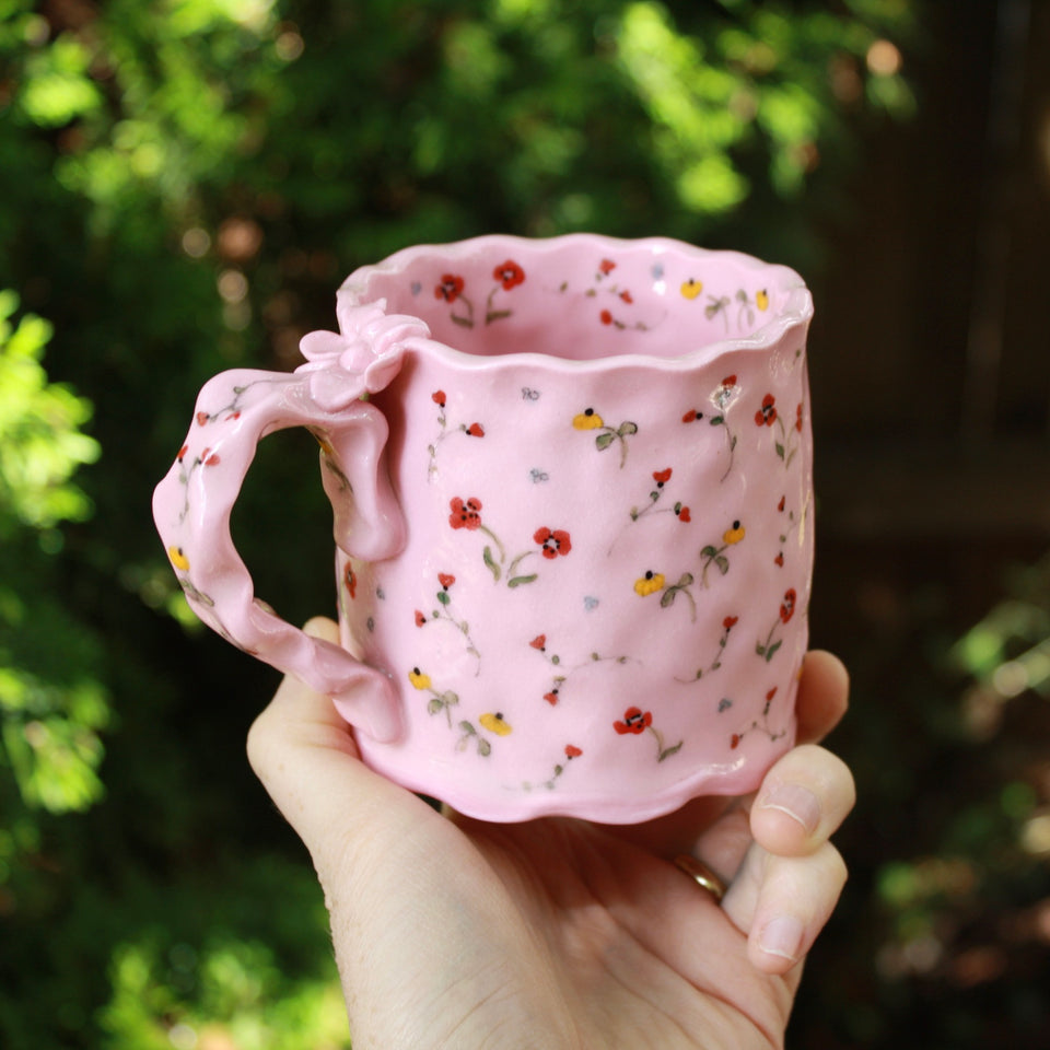 Handbuild a Secret Garden Mug with Krista Cortese, March 8th from 12pm - 3:30pm