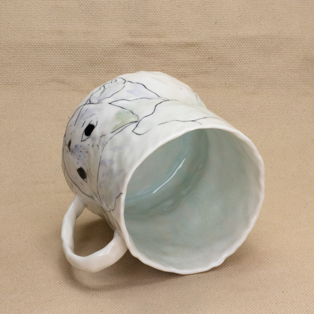 Cat Mug by Ryana Lawson