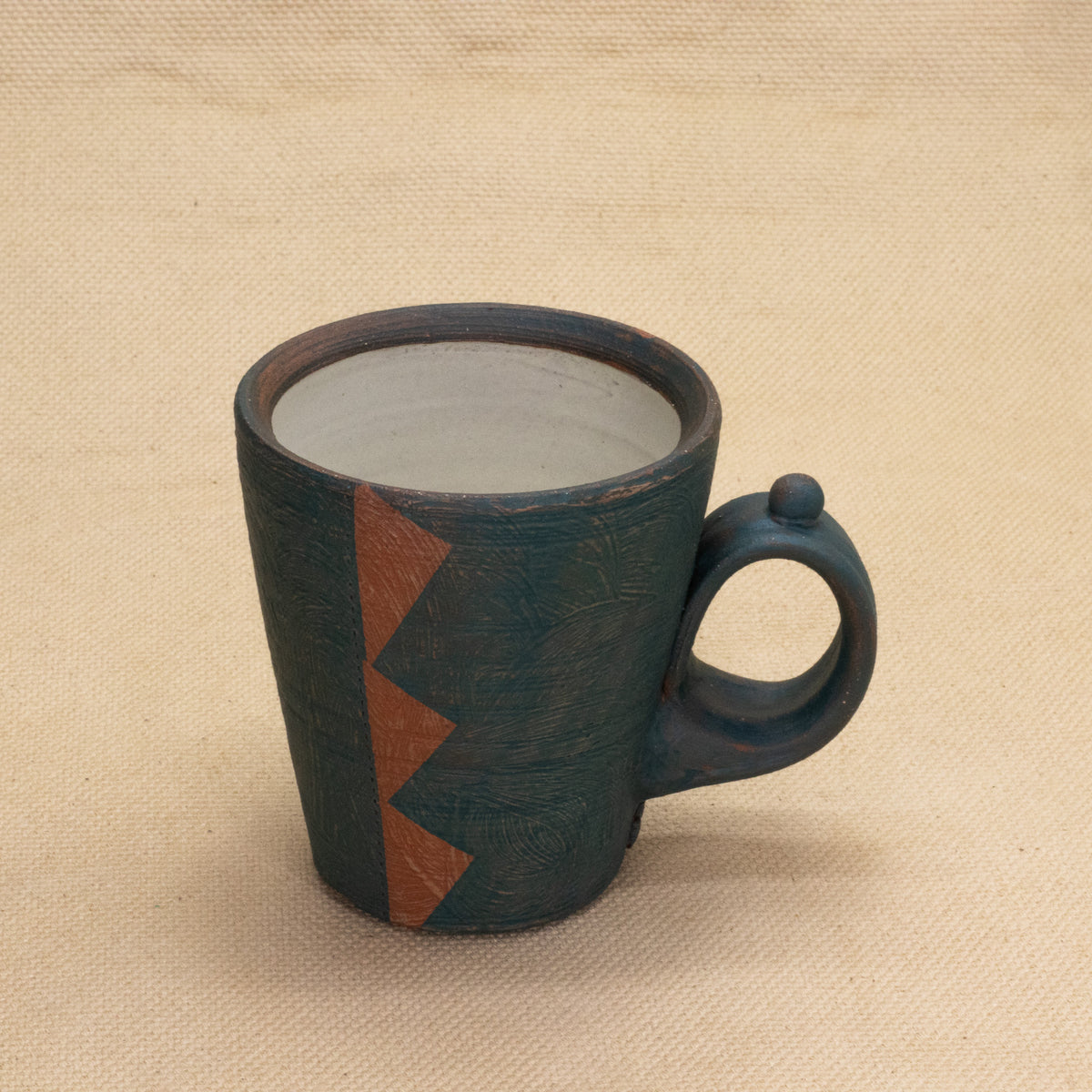 Espresso Mug (Peacock/Pink) by Functional Heirlooms