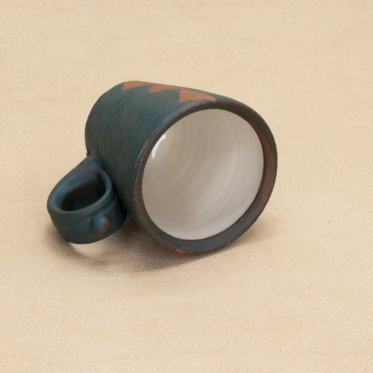 Espresso Mug (Peacock/Pink) by Functional Heirlooms