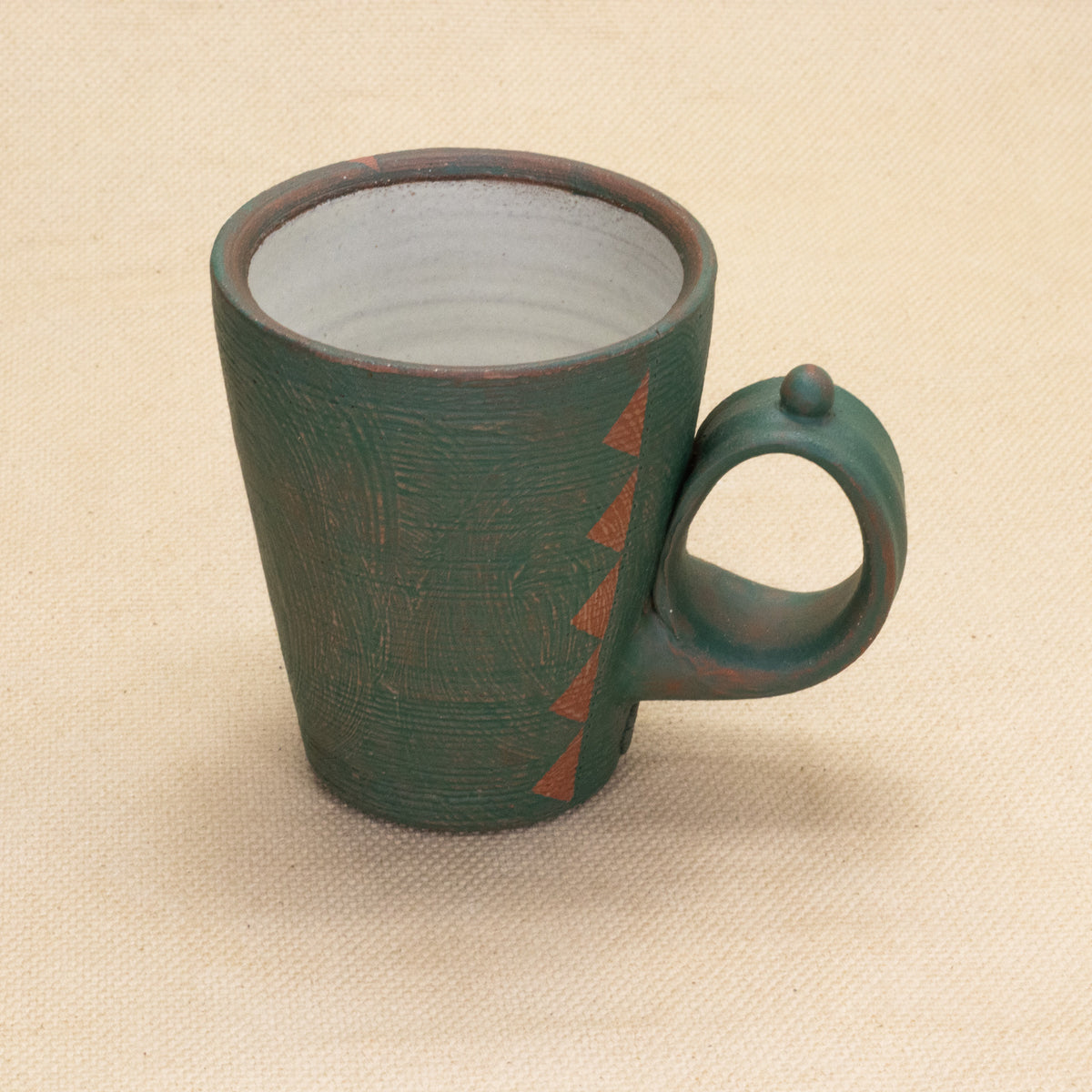 Espresso Mug (Jade/Pink) by Functional Heirlooms