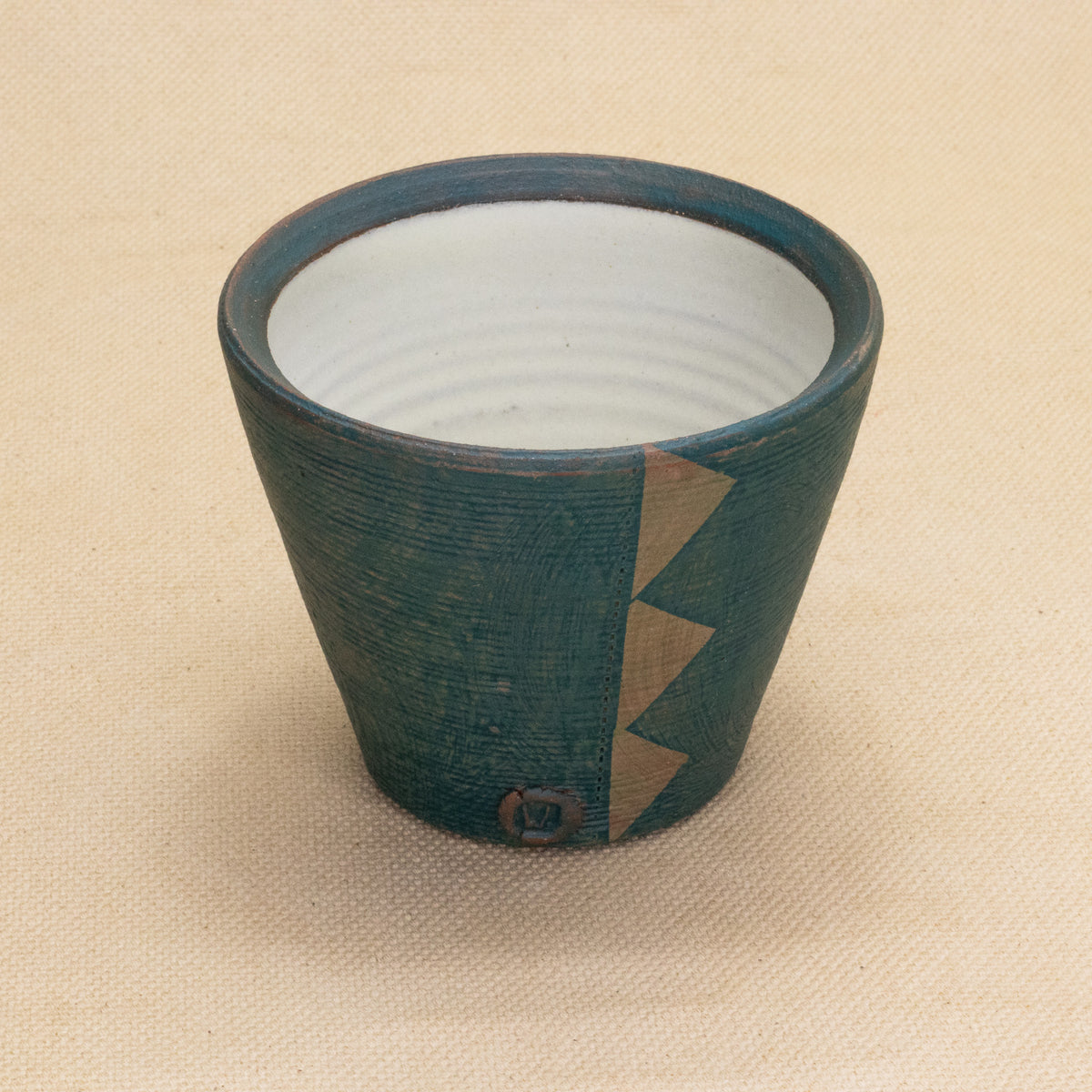 Wine Cup (Peacock/Green) by Functional Heirlooms