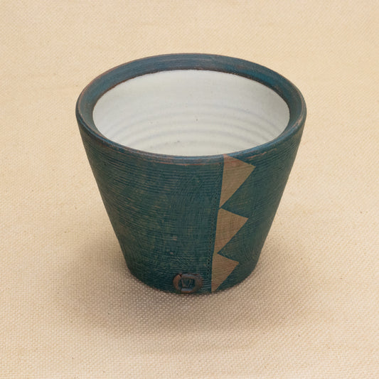 Wine Cup (Peacock/Green) by Functional Heirlooms