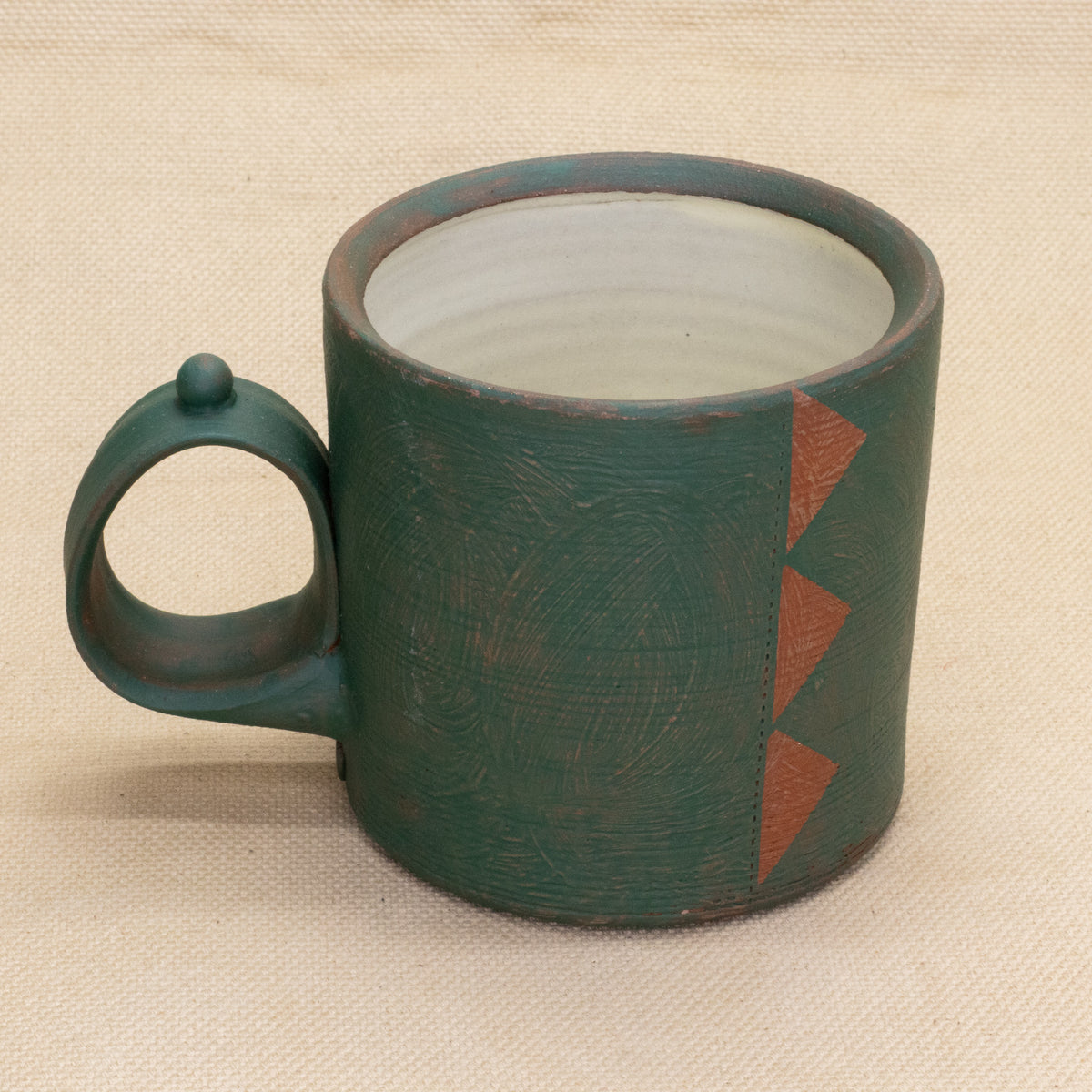 Mug (Jade/Pink) by Functional Heirlooms