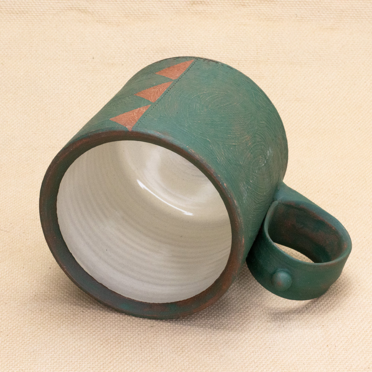 Mug (Jade/Pink) by Functional Heirlooms