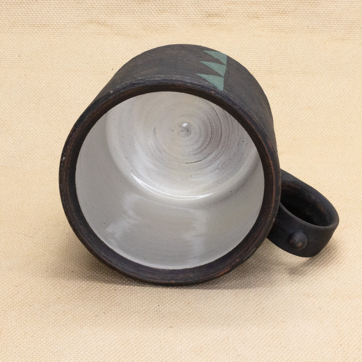 Mug (Faded Black/Peacock) by Functional Heirlooms