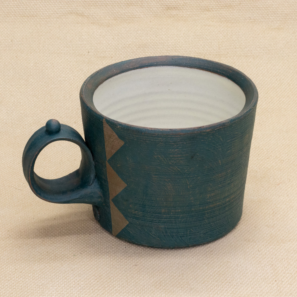 Mug (Peacock/Green) by Functional Heirlooms