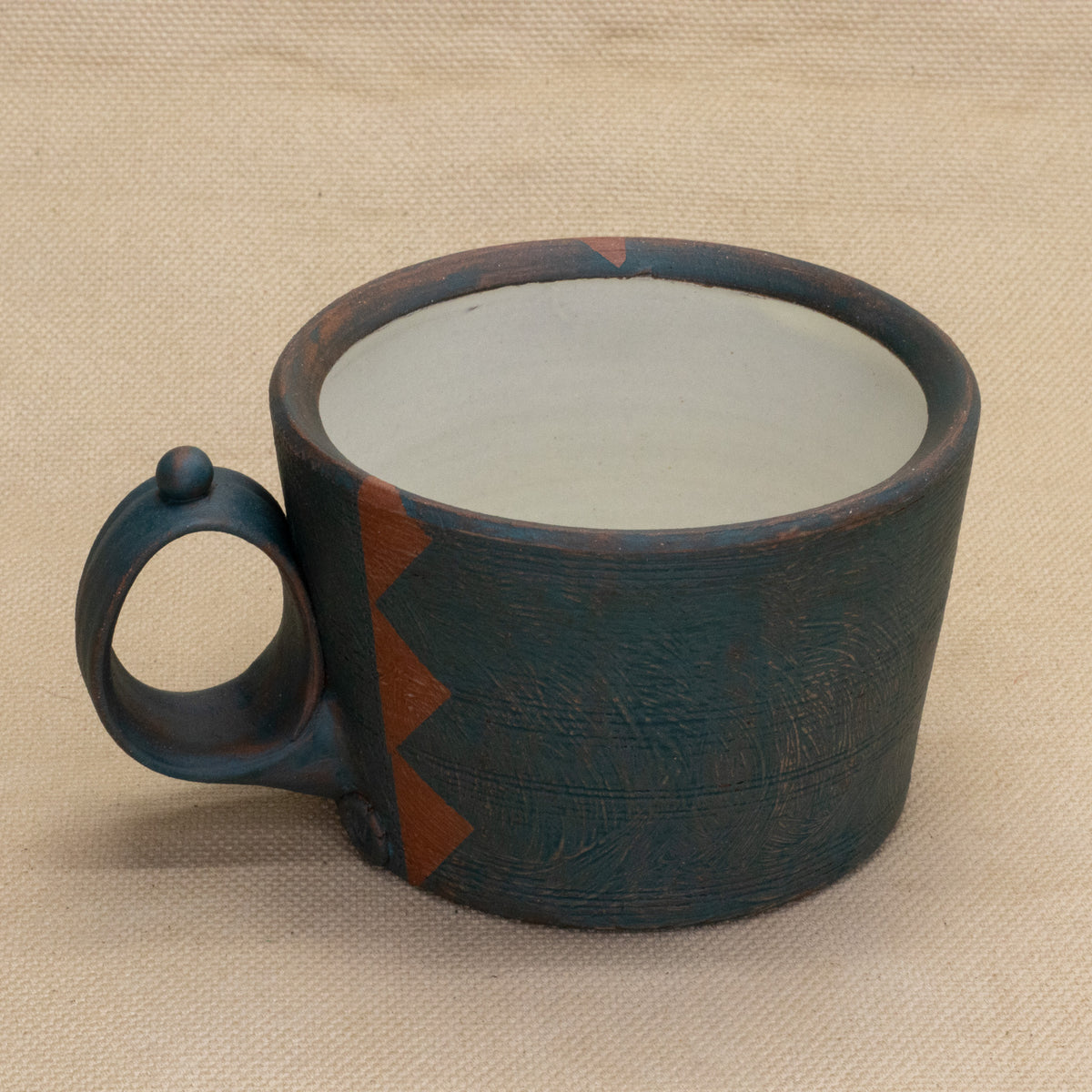 Mug (Peacock/Pink #2) by Functional Heirlooms