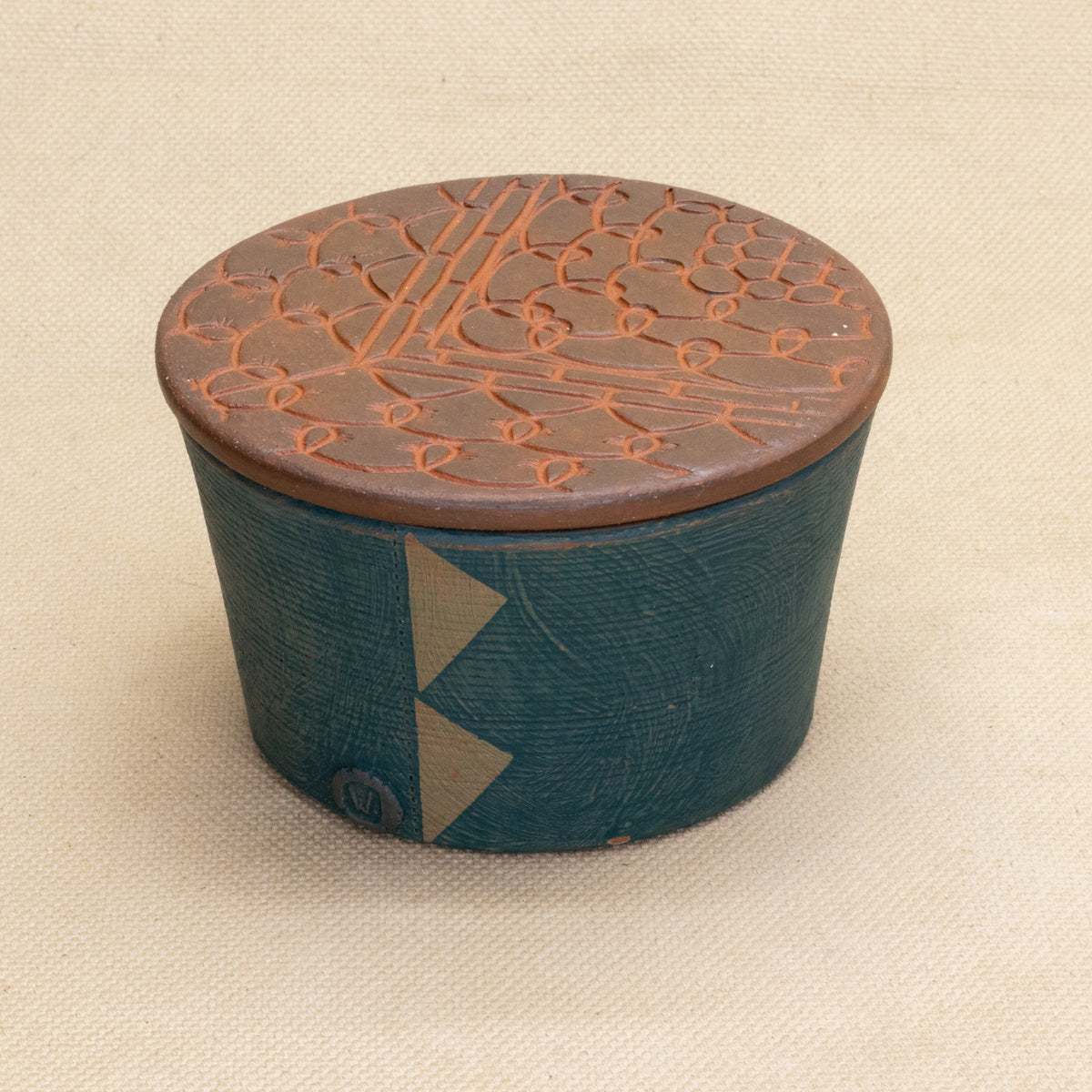 Salt Cellar (Peacock/Green #2) by Functional Heirlooms