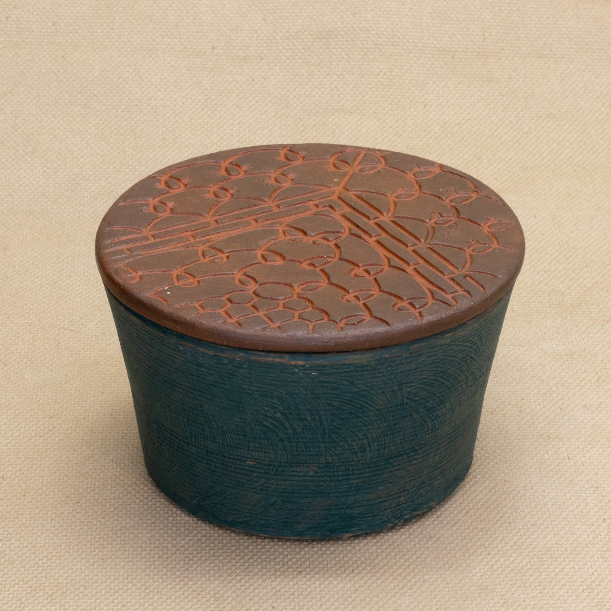 Salt Cellar (Peacock/Green #2) by Functional Heirlooms