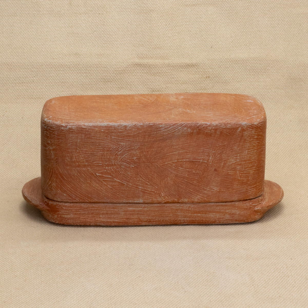 Butter Dish (Red/Blue) by Functional Heirlooms