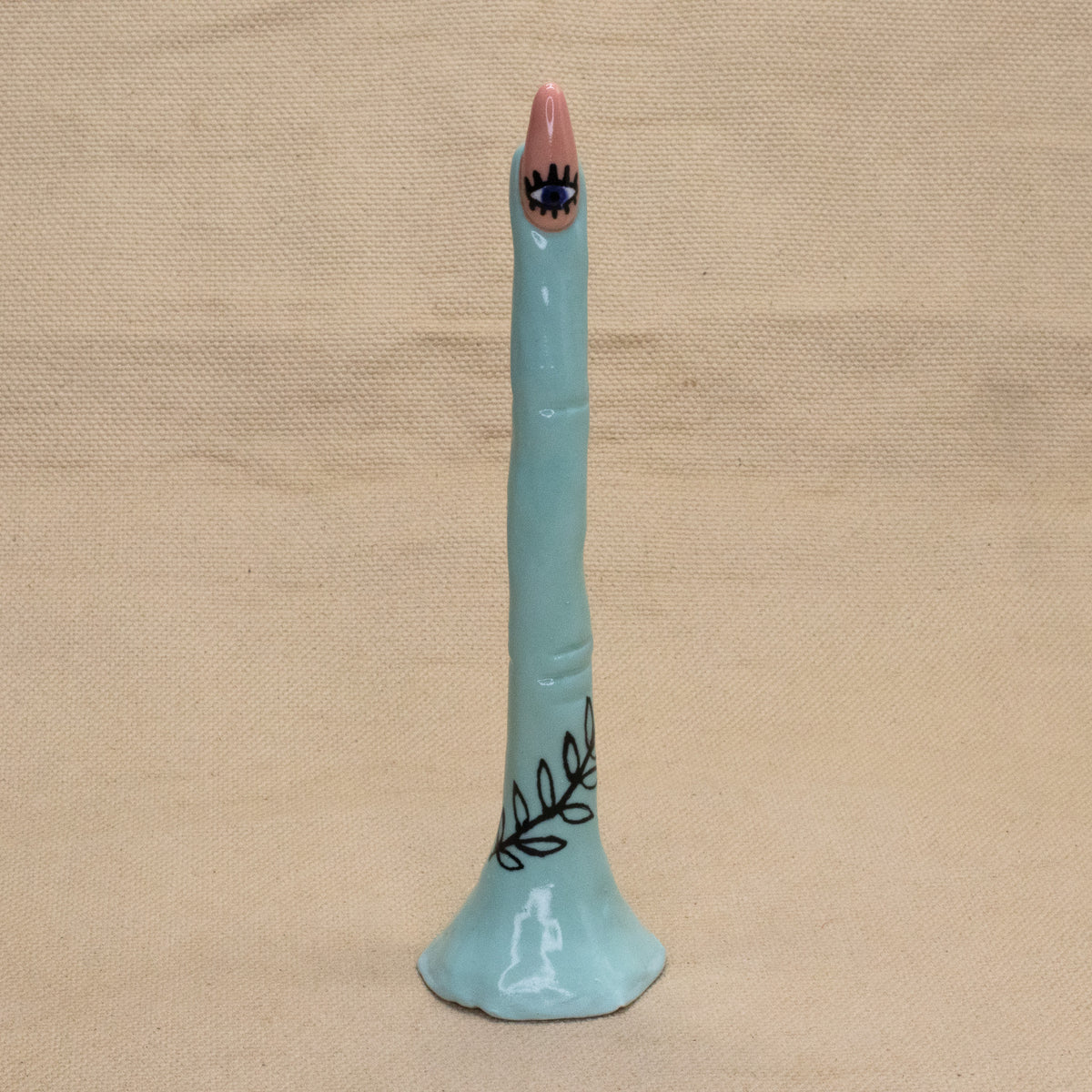 Seafoam Witch Finger Ring Holder by The Introverted Potter