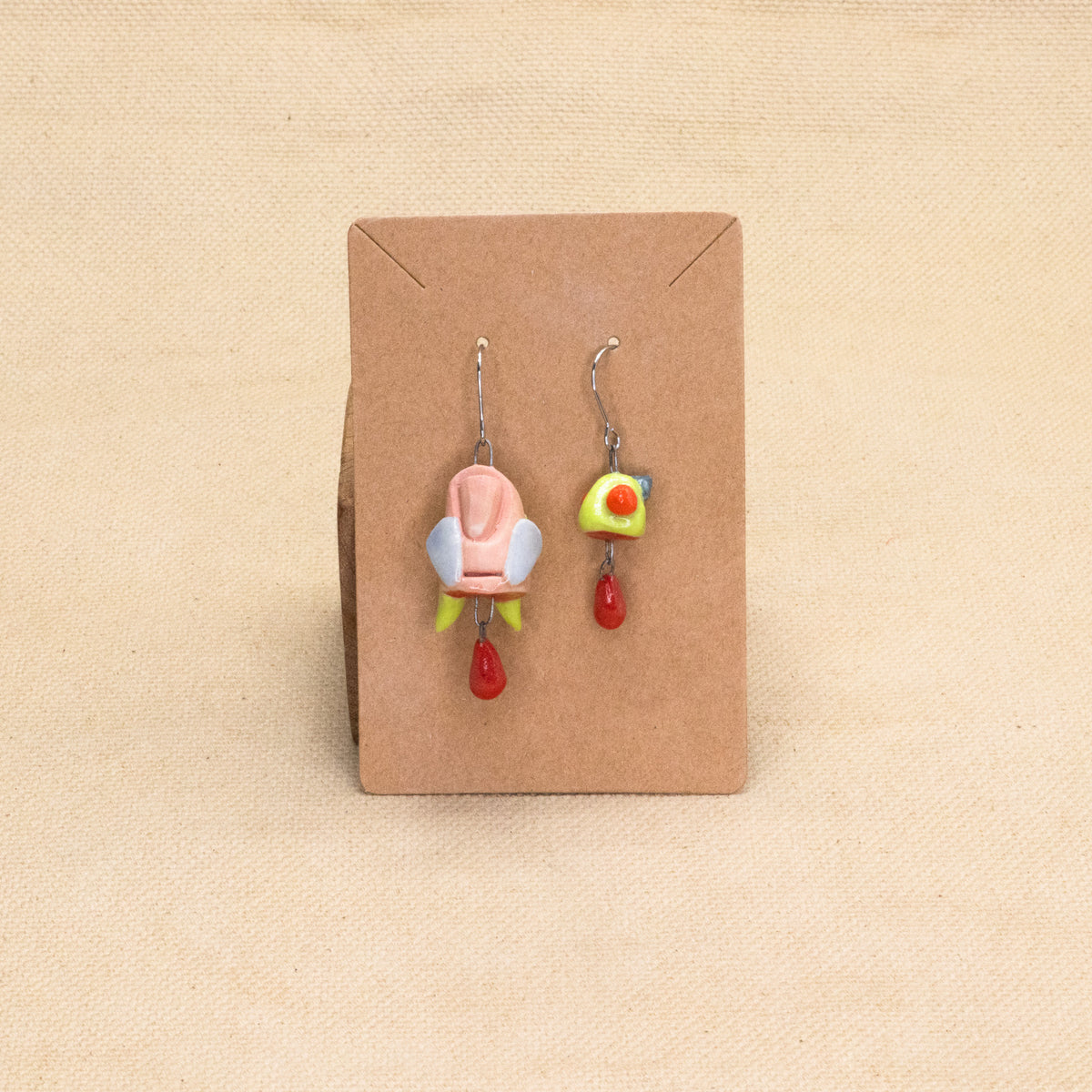 Dead Fly Earrings (Green) by Gabs Conway