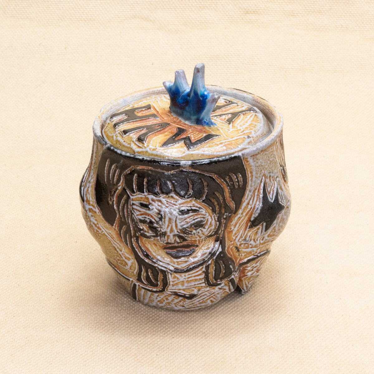 Yee Haw Sugar Jar #1 by Anika Major