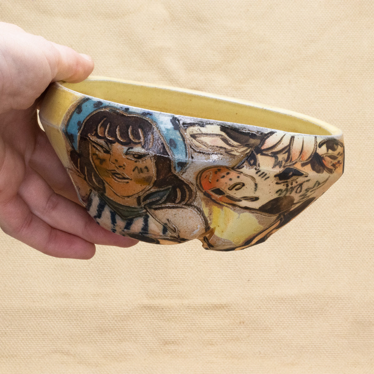 Cowbabe and Horse Bowl by Anika Major
