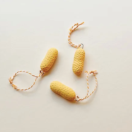 Circus Peanut Ornament by Sam Dodie Studio