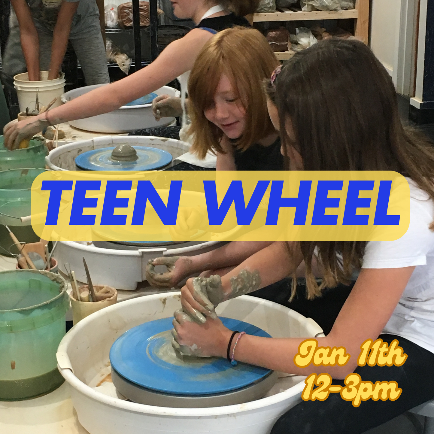 One Day Wheel for Teens and Youth, January 11th from 12pm - 3pm