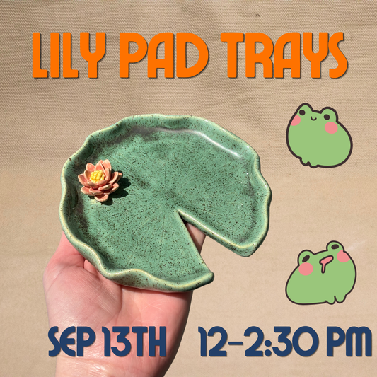 Lily Pad Trays with Jem Tong, September 13th from 12pm - 2:30pm