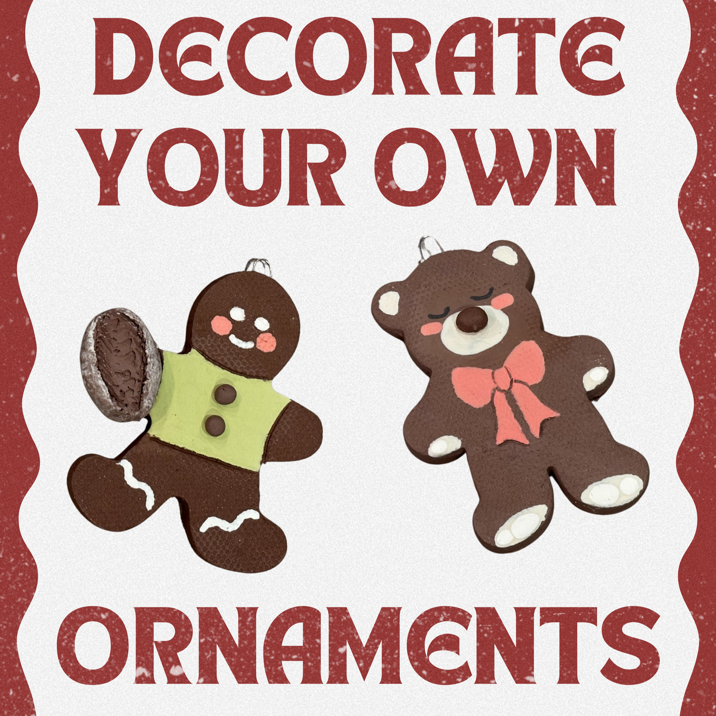 Decorate your own Ornament, December 14th from 11-5pm