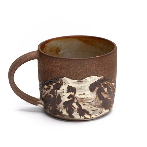 Tahoma mountain mug by Natalie Shepard