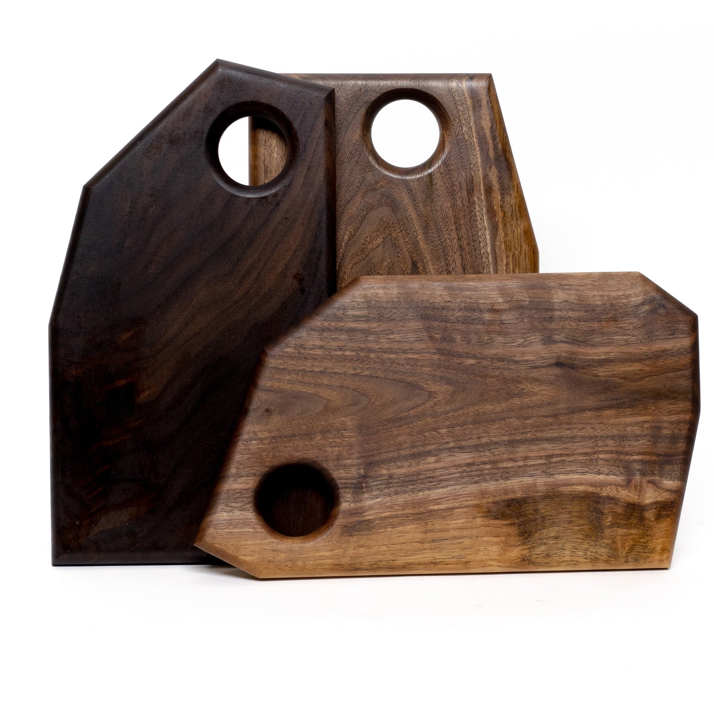 Holey Walnut Cheese Board by Ruby Pear Woodworks