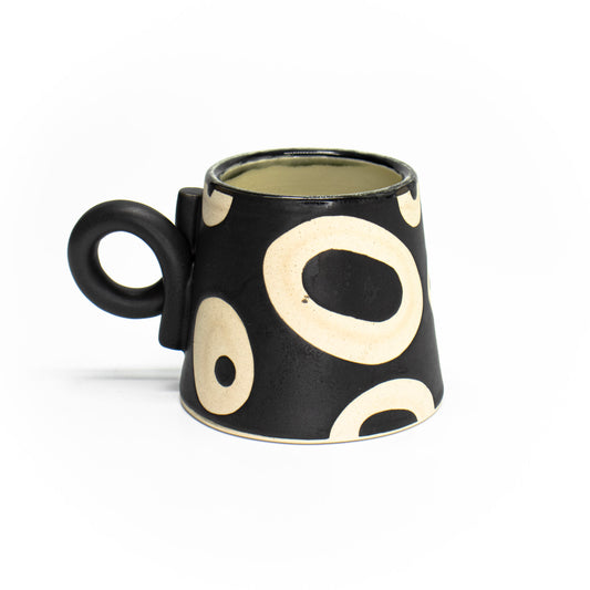 Pyramid  White Contrast Mug by Emilie Skytta
