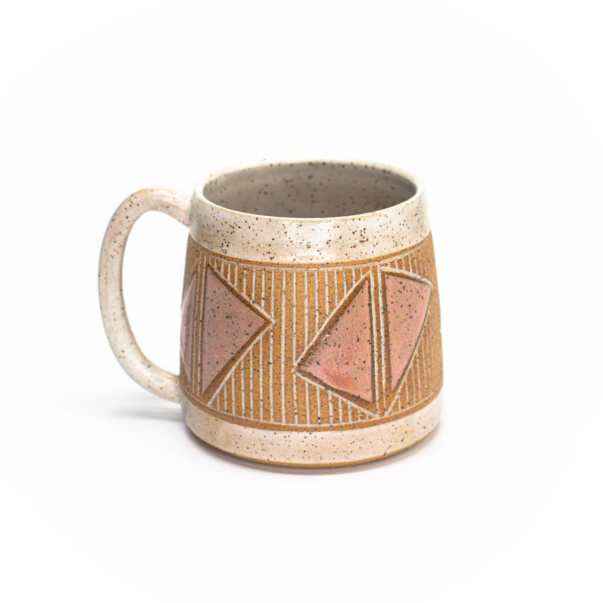 Hourglass Mug (Rhubarb) by Sanctuary Ceramics
