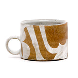 White Shapes Mugs by Sarah Steininger Leroux