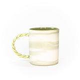 Twisted Handle Mug by Saori M Stoneware