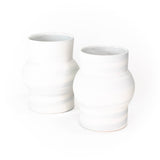Curved Vase by Saori M Stoneware