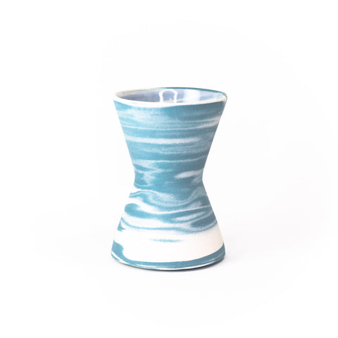 Hourglass Shaped Vase by Saori M Stoneware