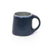 Charcoal and Gray with Blue Rim Mug by Stacey Schultz