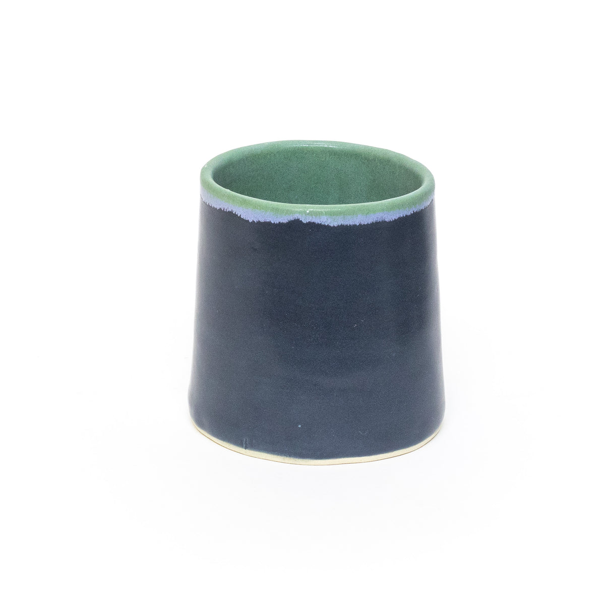 Charcoal and Light Green Mug by Stacey Schultz