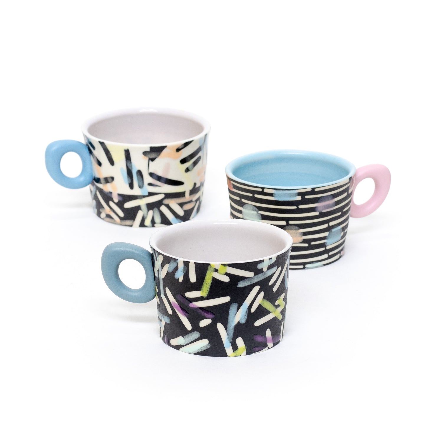 Lines and Half Circle Mug by Adrienne Eliades