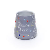 Slate Blue Confetti Mug by Beanstalk Ceramics