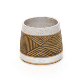 Charcoal Maze Cup by Sanctuary Ceramics