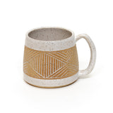 White Maze Mug by Sanctuary Ceramics