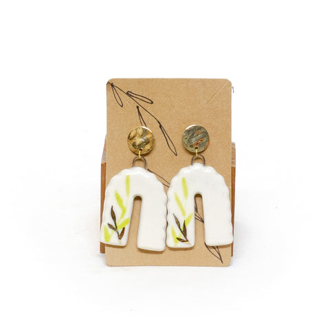 Foliage Earrings by Danielle Carelock