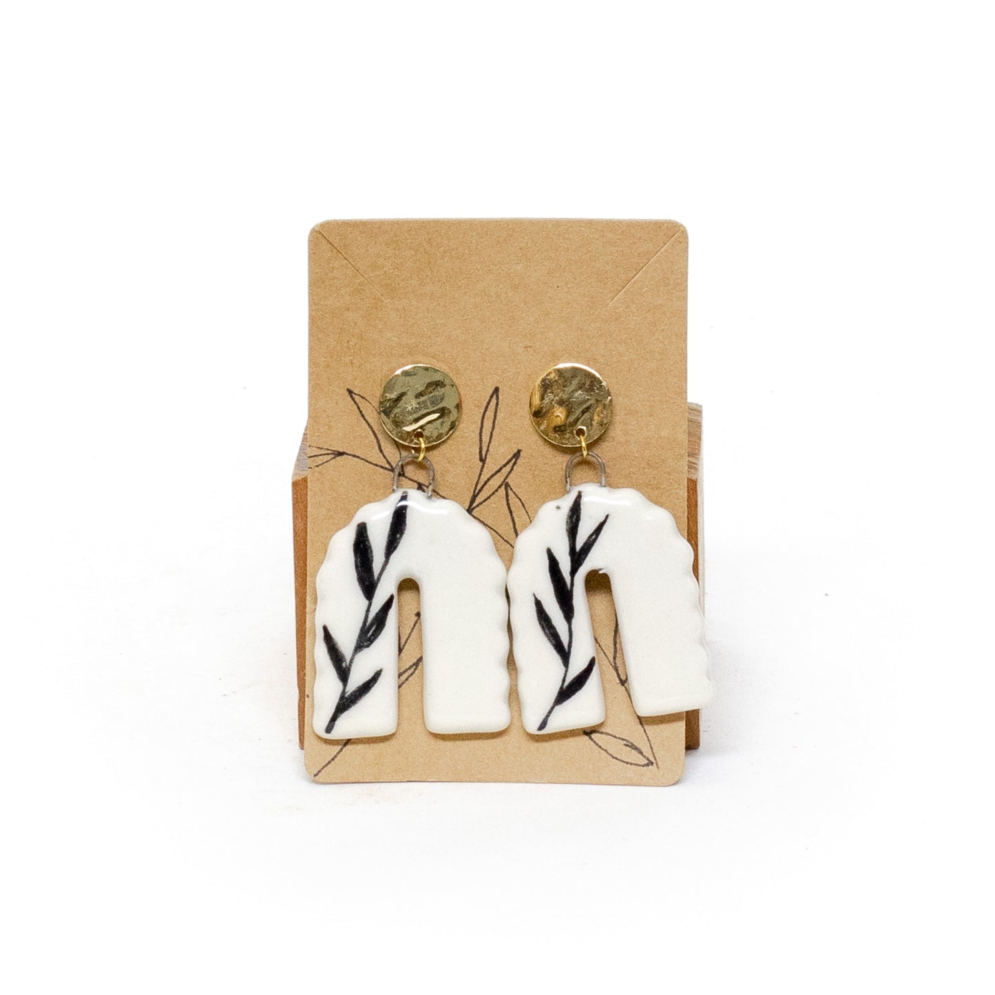 Foliage Earrings by Danielle Carelock