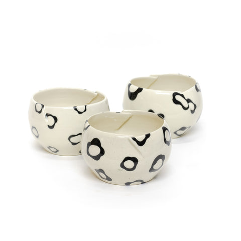 Ink Blot Altered Bowl by Hunny Spyke